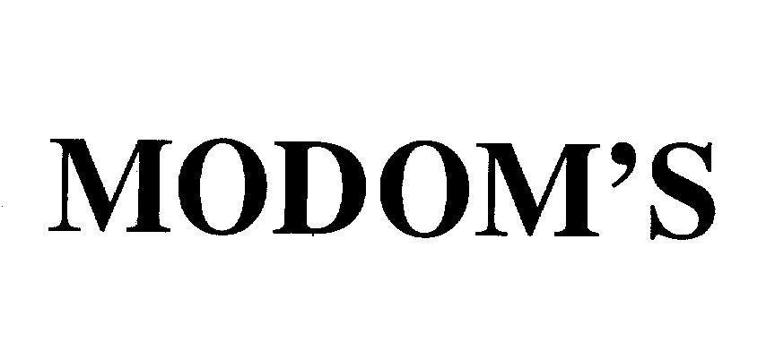 Mẫu nhãn hiệu MODOM'S