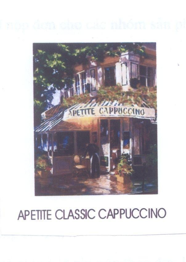 Mẫu nhãn hiệu APETITE CLASSIC CAPPUCCINO
