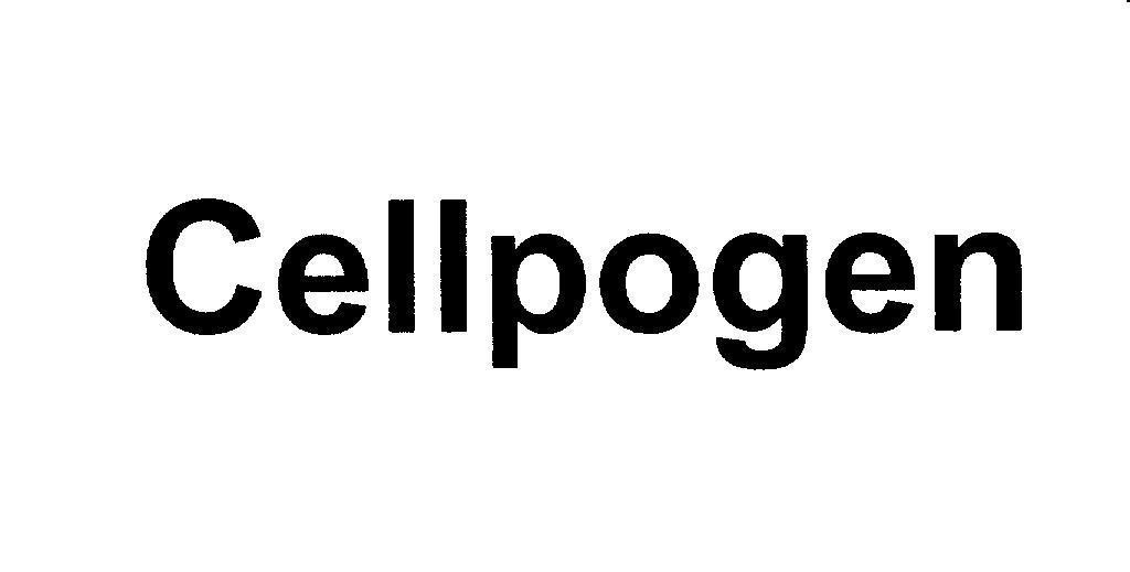 Mẫu nhãn hiệu CELLPOGEN