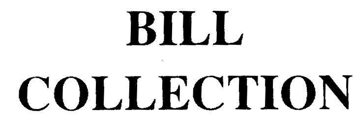 Mẫu nhãn hiệu BILL COLLECTION