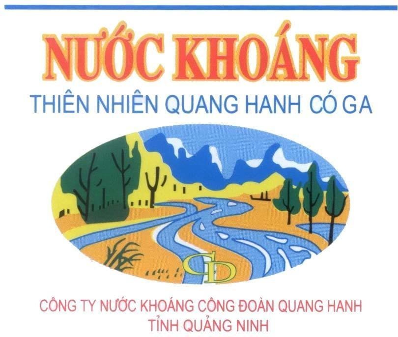 Mẫu nhãn hiệu Nước Khoáng Thiên Nhiên Quang Hanh Có Ga Công Ty Nước Khoáng Công Đoàn Quang Hanh Tỉnh Quảng Ninh