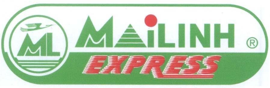 Mẫu nhãn hiệu ML MAILINH EXPRESS