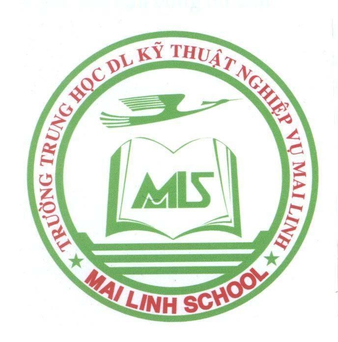 Mẫu nhãn hiệu MLS MAI LINH SCHOOLTrường trung học DL kỹ thuật nghiệp vụ Mai Linh