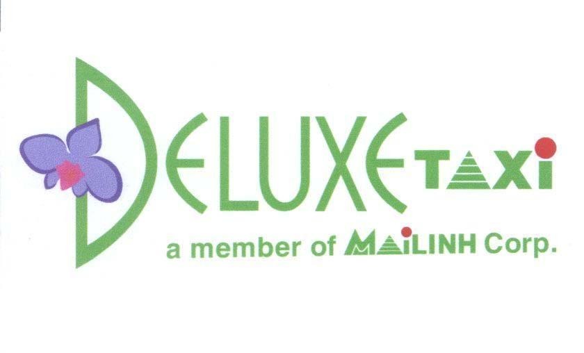 Mẫu nhãn hiệu DELUXE TAXI A MEMBER OF MAILINH CORP