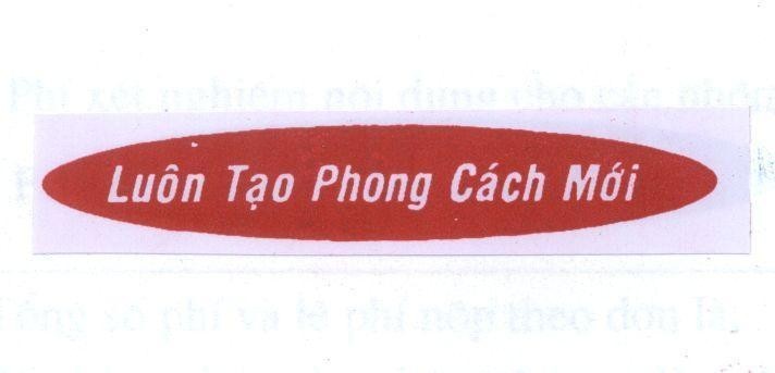 Mẫu nhãn hiệu Luôn Tạo Phong Cách Mới