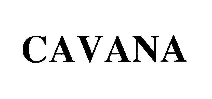Mẫu nhãn hiệu CAVANA