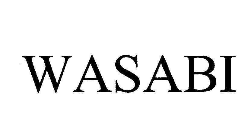Mẫu nhãn hiệu WASABI