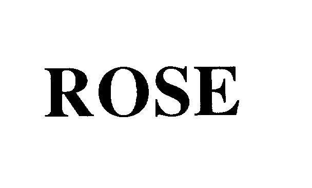 Mẫu nhãn hiệu ROSE