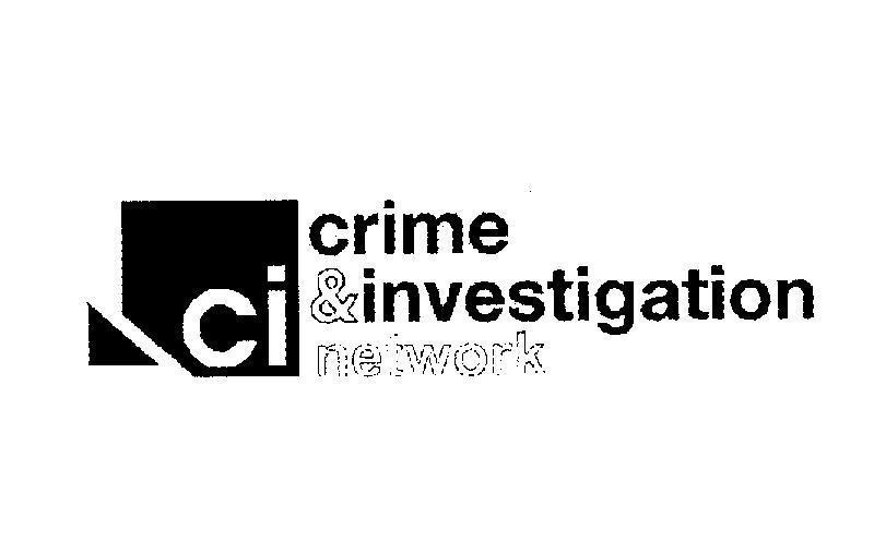 Mẫu nhãn hiệu Ci CRIME & INVESTIGATION NETWORK