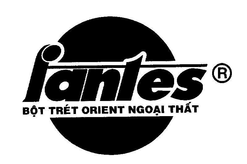 Mẫu nhãn hiệu FANTES Bột trét Orient ngoại thất