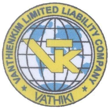 Mẫu nhãn hiệu VTK V T K VANTHIENKIM LIMITED LIABILITY COMPANY VATHIKI