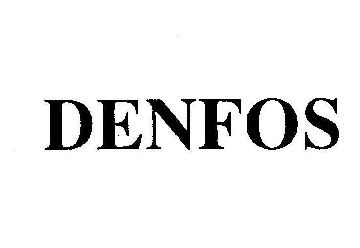 Mẫu nhãn hiệu DENFOS