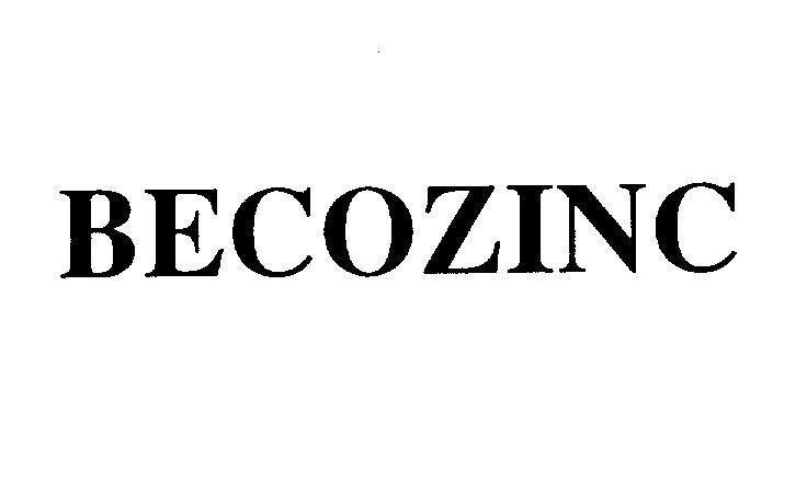 Mẫu nhãn hiệu BECOZINC