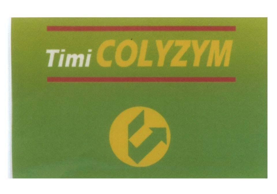 Mẫu nhãn hiệu Timi COLYZYM