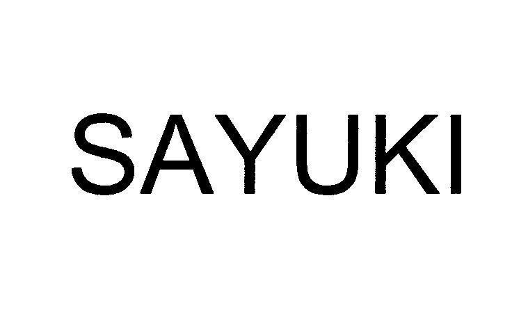 Mẫu nhãn hiệu SAYUKI