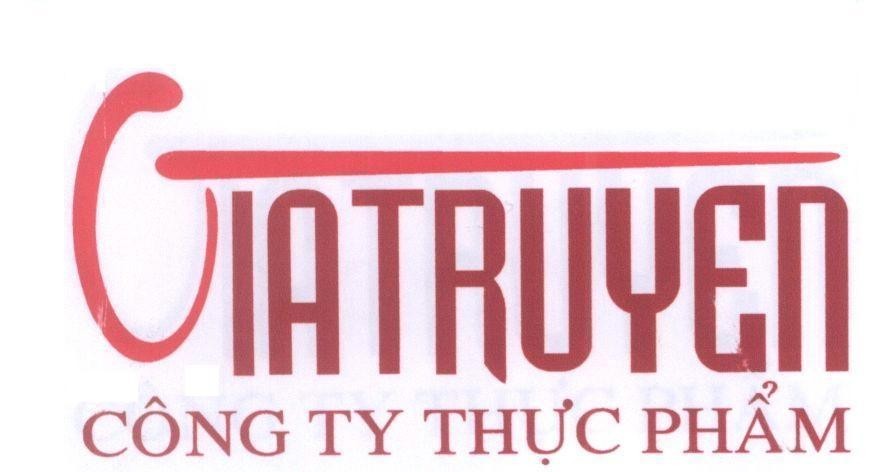 Mẫu nhãn hiệu GIA TRUYEN Công Ty Thực Phẩm