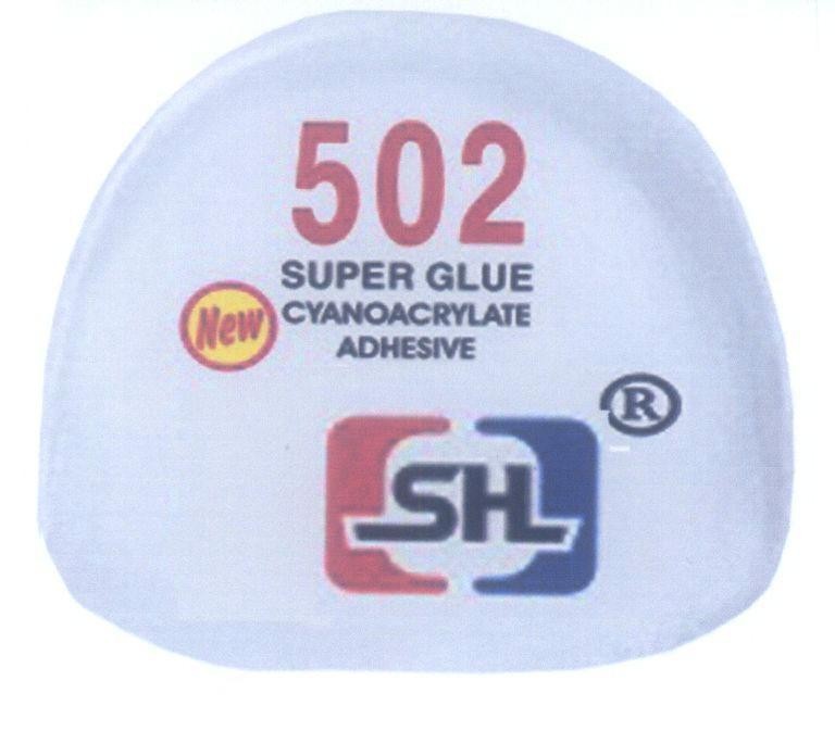 Mẫu nhãn hiệu 502 SUPER GLUE CYANOACRYLATE ADHESIVE New SH
