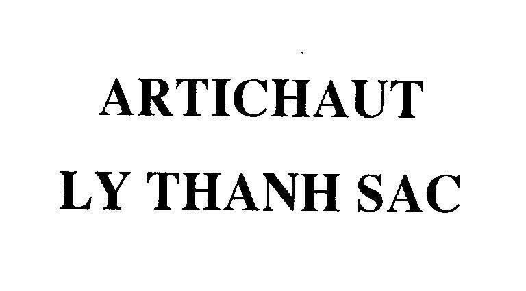 Mẫu nhãn hiệu ARTICHAUT LY THANH SAC