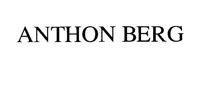 Mẫu nhãn hiệu ANTHON BERG