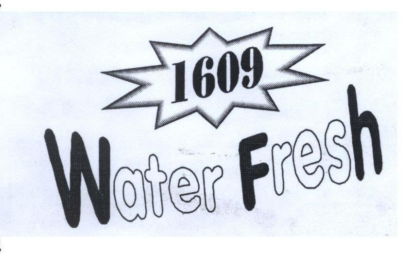Mẫu nhãn hiệu 1609 WATER FRESH