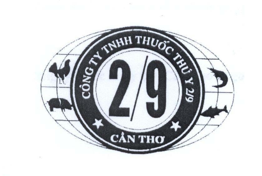 Mẫu nhãn hiệu 2/9 Công ty TNHH thuốc thú y 2/9 Cần Thơ