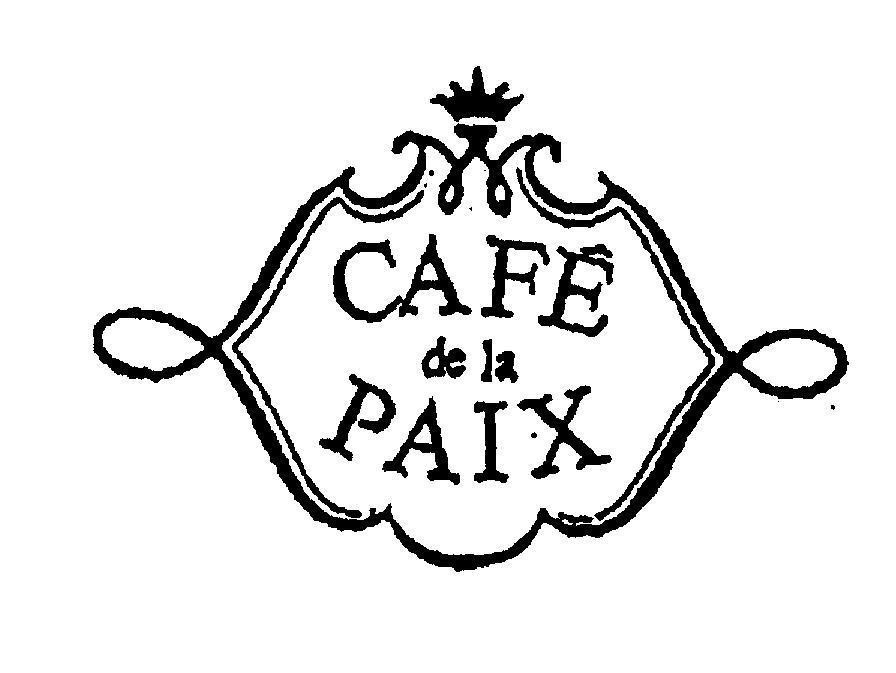 Mẫu nhãn hiệu Cafê de la PAIX