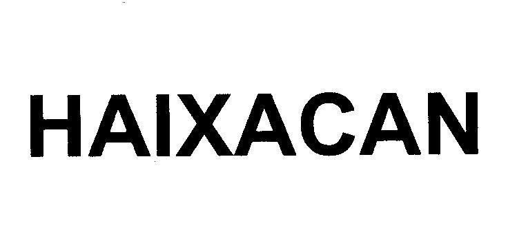 Mẫu nhãn hiệu HAIXACAN