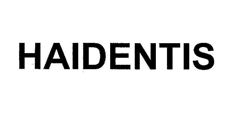 Mẫu nhãn hiệu HAIDENTIS