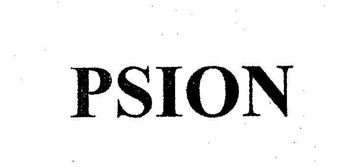 Mẫu nhãn hiệu PSION