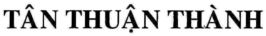Mẫu nhãn hiệu Tân Thuận Thành