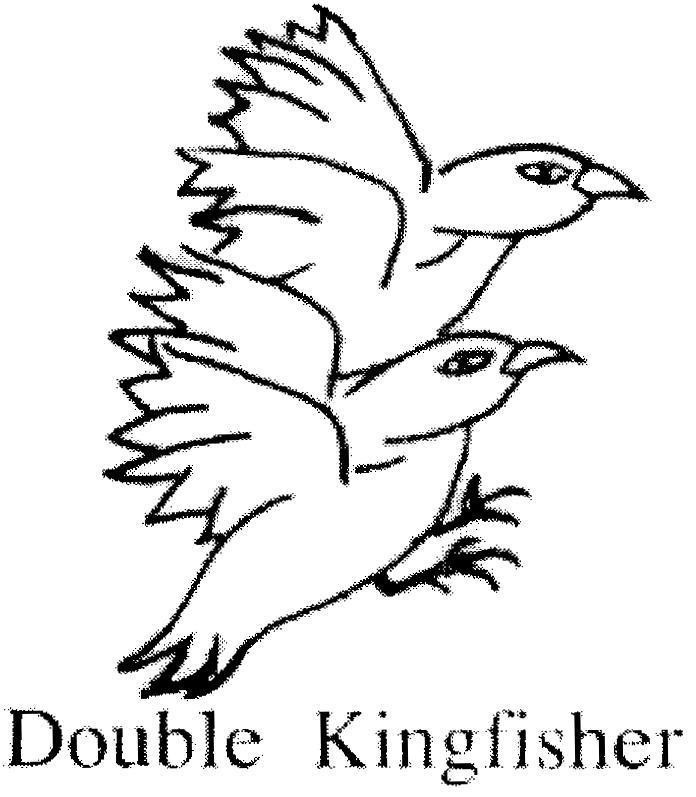 Mẫu nhãn hiệu Double Kingfisher