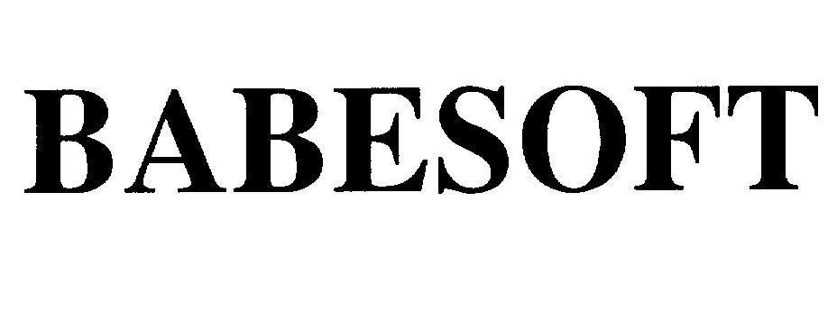 Mẫu nhãn hiệu BABESOFT