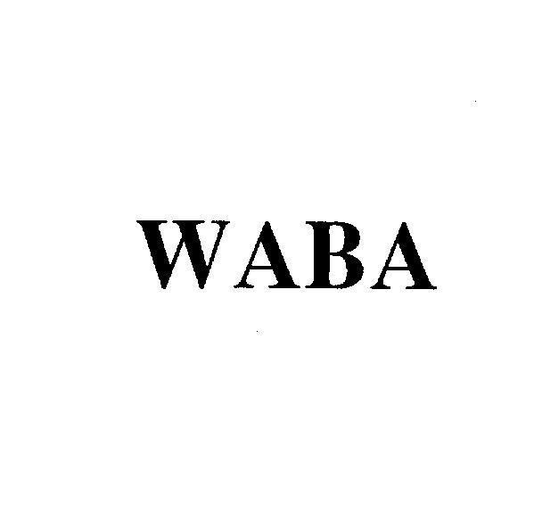 Mẫu nhãn hiệu WABA