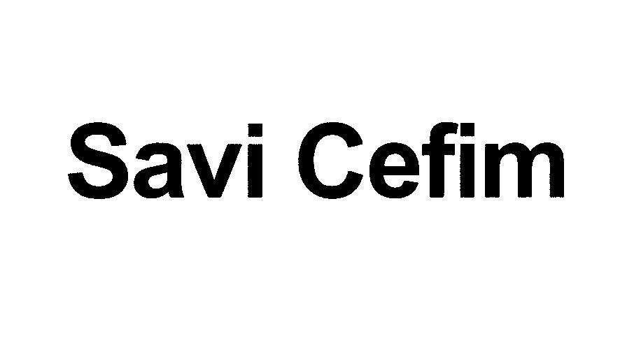 Mẫu nhãn hiệu Savi Cefim