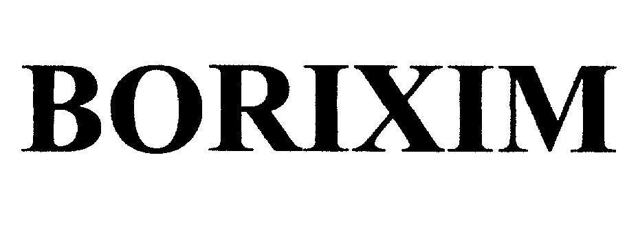 Mẫu nhãn hiệu BORIXIM