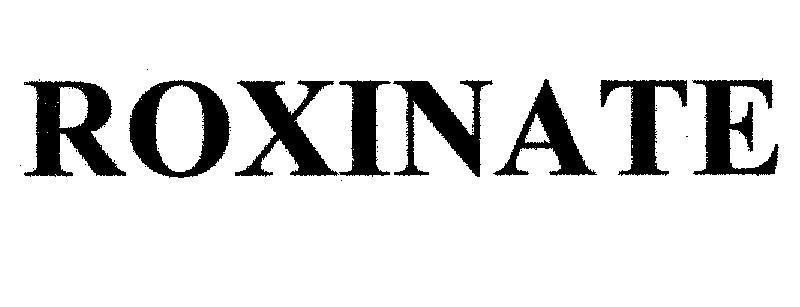 Mẫu nhãn hiệu ROXINATE