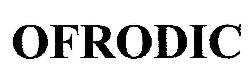 Mẫu nhãn hiệu OFRODIC