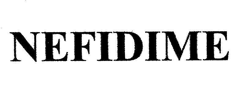 Mẫu nhãn hiệu NEFIDIME