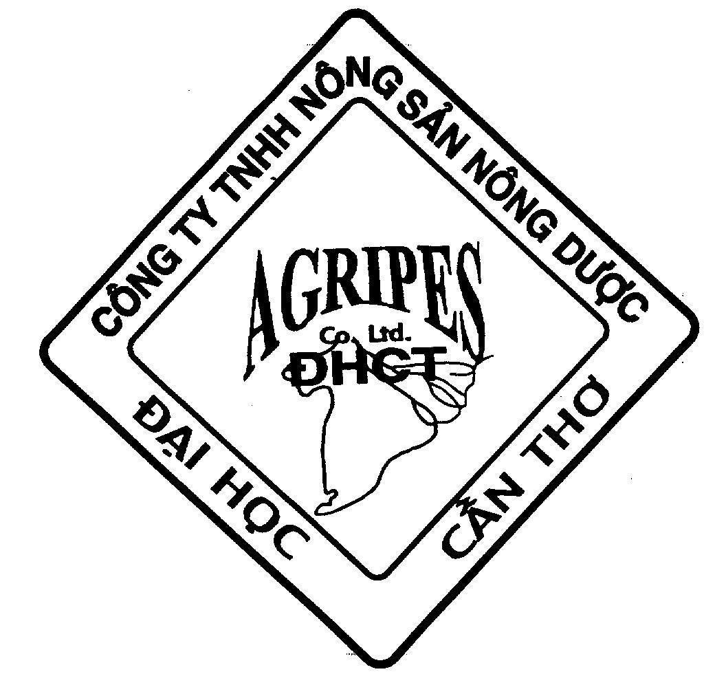 Mẫu nhãn hiệu AGRIPES ĐHCT Công Ty TNHH Nông Sản Nông Dược Đại Học Cần Thơ