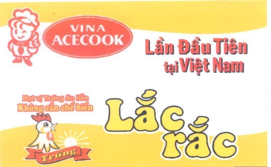 Mẫu nhãn hiệu VINA ACECOOK lần đầu tiên tại Việt Nam Lắc rắc trứng Hạt vị Trứng ăn liền Không cần chế biến
