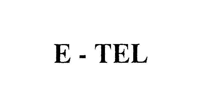 Mẫu nhãn hiệu E-TEL