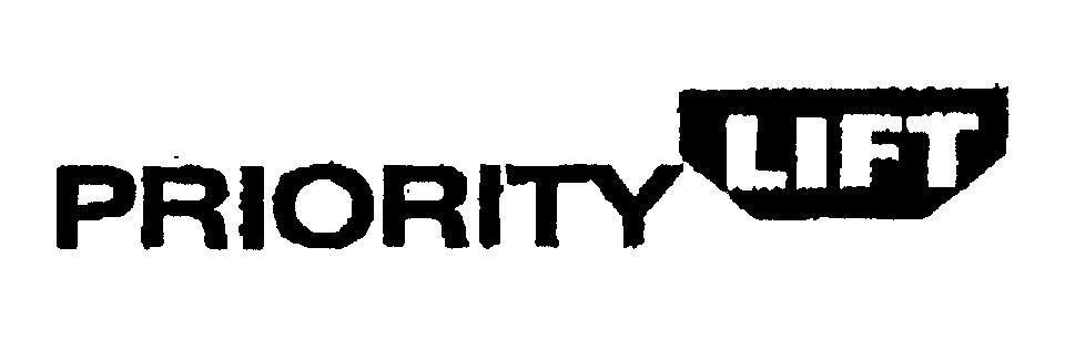 Mẫu nhãn hiệu PRIORITY LIFT