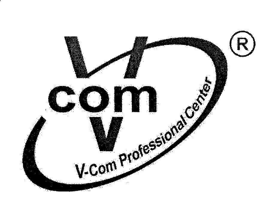 Mẫu nhãn hiệu V Com Professional Center