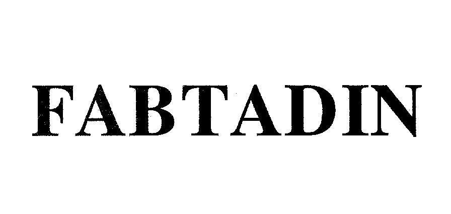 Mẫu nhãn hiệu FABTADIN