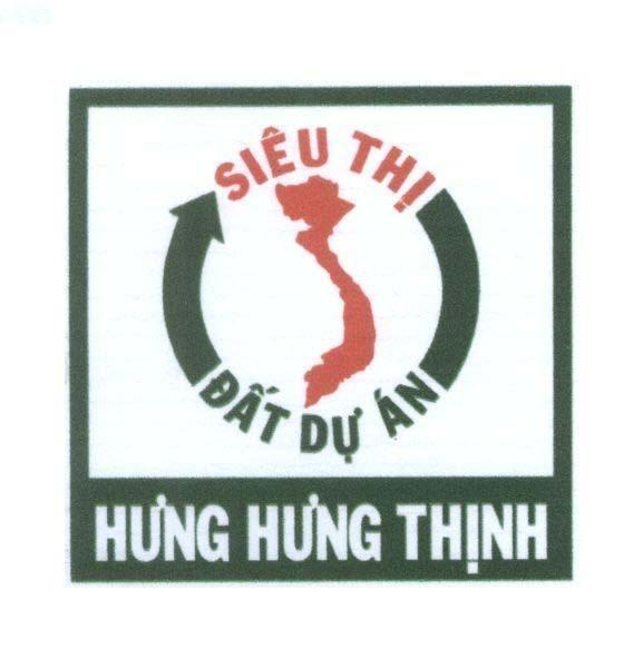 Mẫu nhãn hiệu Siêu thị đất dự án Hưng Hưng Thịnh