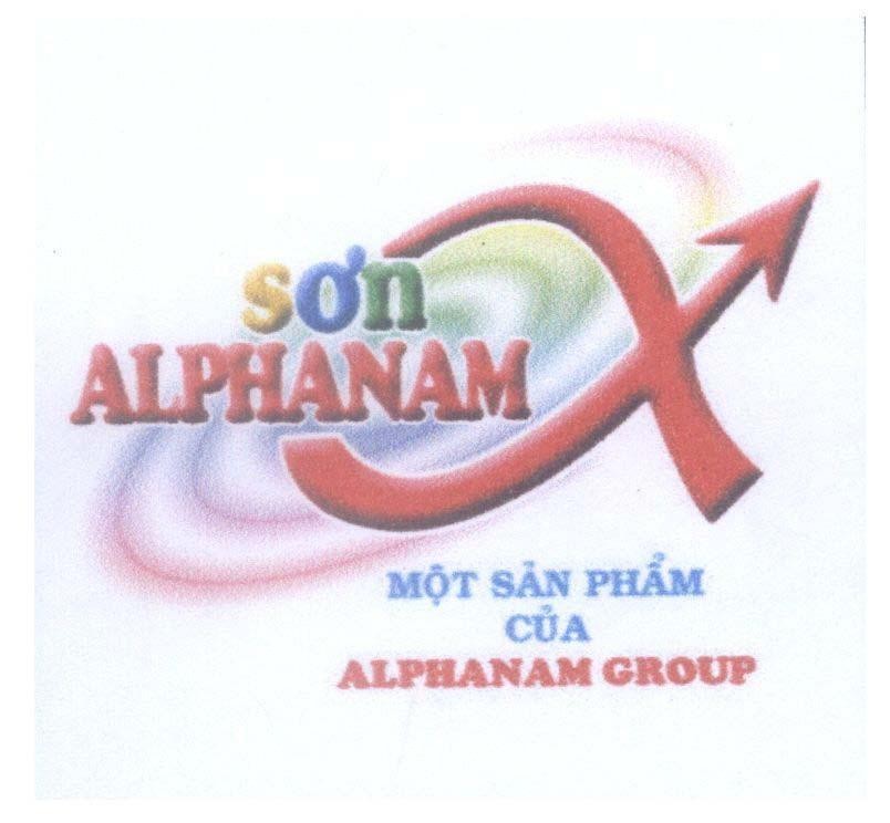Mẫu nhãn hiệu Sơn ALPHANAM một sản phẩm của ALPHANAM GROUP