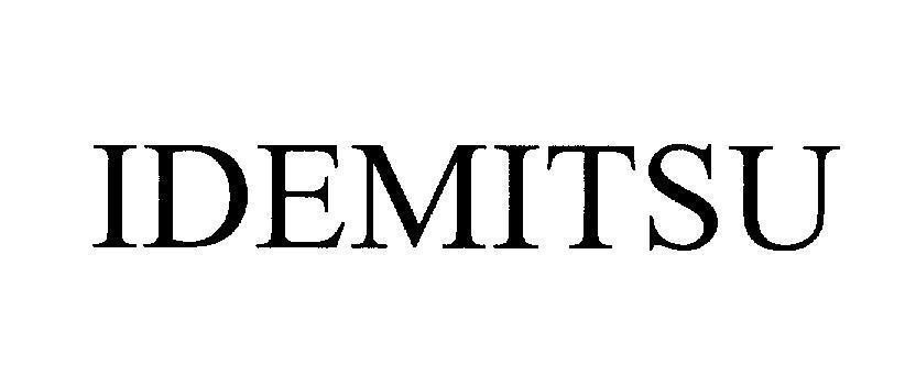 Mẫu nhãn hiệu IDEMITSU