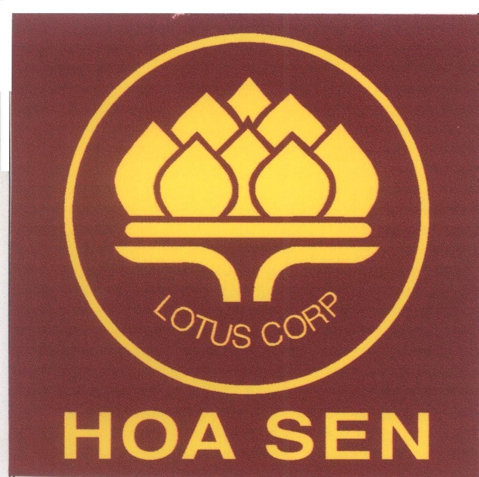 Mẫu nhãn hiệu LOTUS CORP HOA SEN