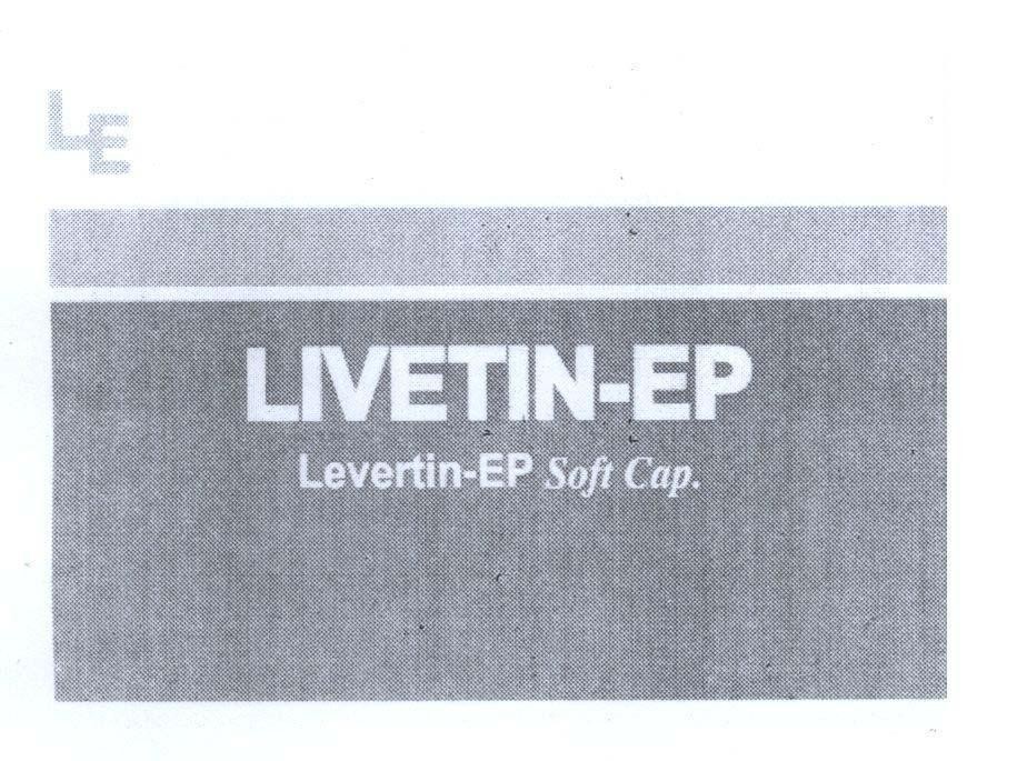 Mẫu nhãn hiệu LE LIVETIN-EP Levertin-EP Soft Cap