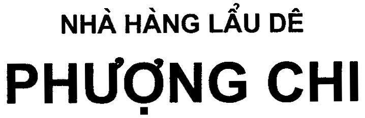 Mẫu nhãn hiệu Nhà hàng lẩu dê Phượng Chi